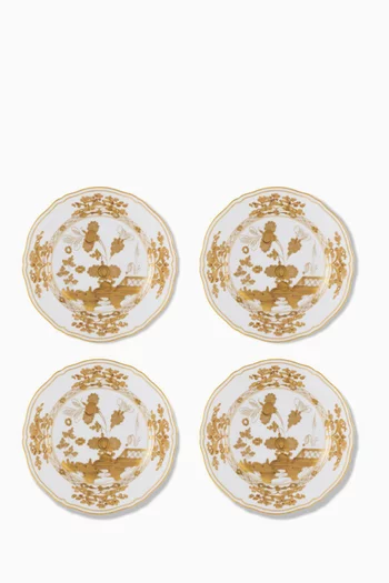 Oriente Italiano Dessert Plates in Porcelain, Set of 4