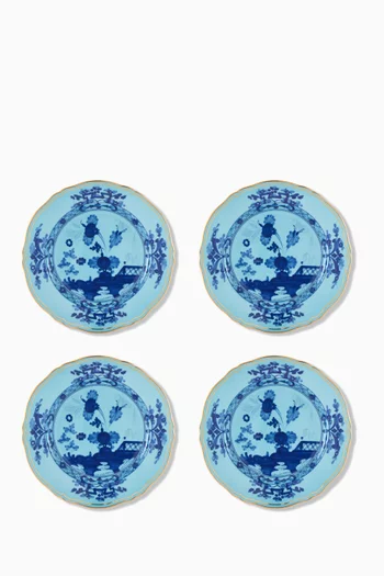Oriente Italiano Dessert Plates in Porcelain, Set of 4