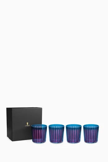 Prism Double Old Fashioned Glasses, Set of 4