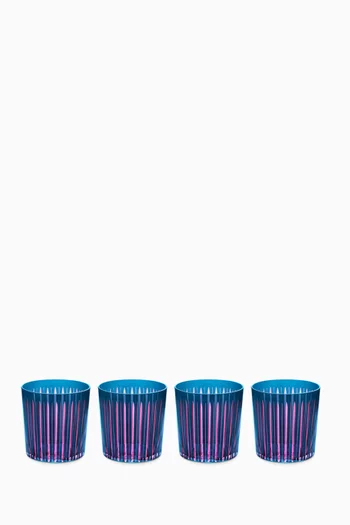 Prism Double Old Fashioned Glasses, Set of 4