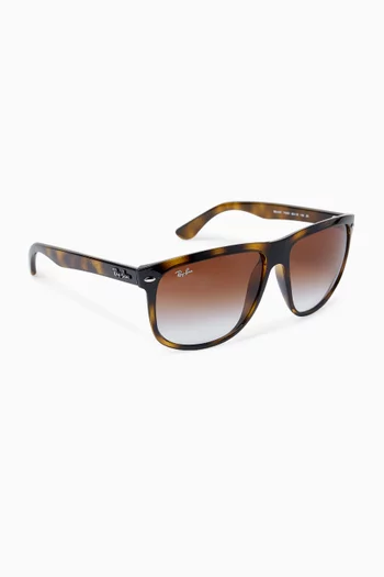 Boyfriend Square Sunglasses in Nylon