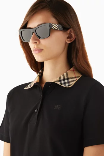 Rectangle Sunglasses in Acetate