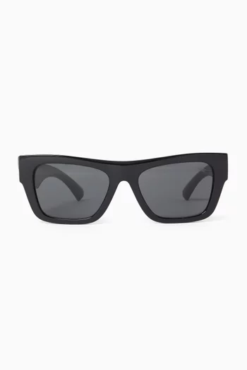 Rectangle Sunglasses in Acetate