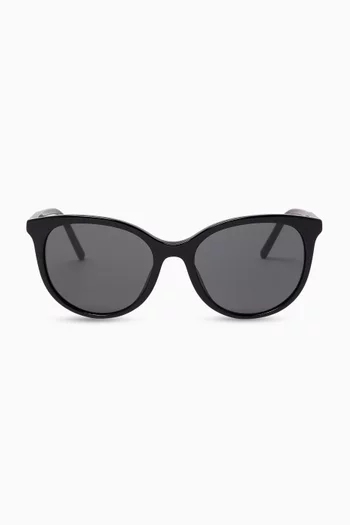 Round Sunglasses in Acetate