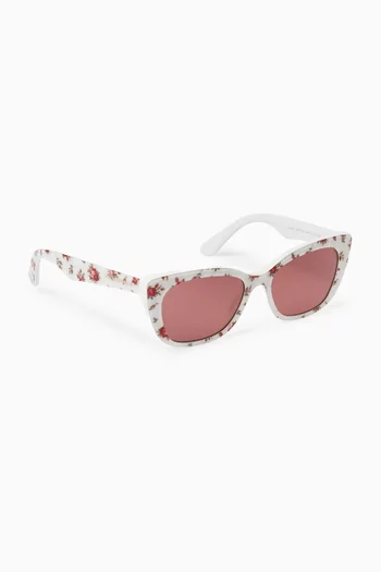 Cat-Eye Sunglasses in Acetate