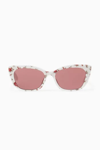 Cat-Eye Sunglasses in Acetate