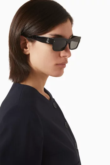 Rectangular Sunglasses in Acetate