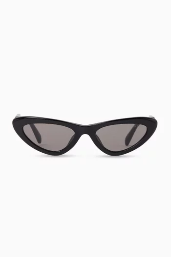 Cat-eye Sunglasses in Acetate