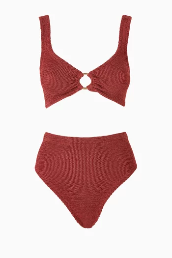 Nadine High-waist Bikini Set in Original Crinkle™