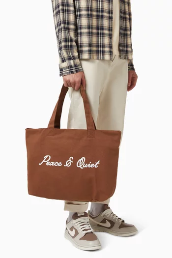 Signature Zip Tote Bag in Canvas
