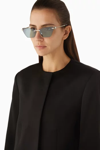 Butterfly Sunglasses in Metal