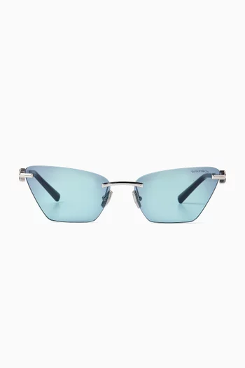 Butterfly Sunglasses in Metal