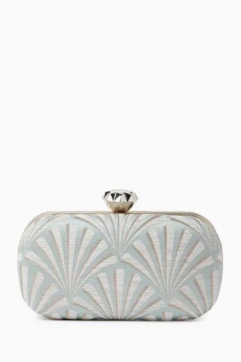 Small Scallops Box Clutch