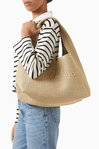 Medium Sack Bag in Crochet