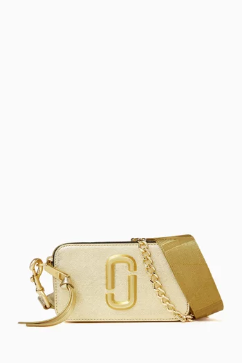Small Snapshot Shoulder Bag in Leather