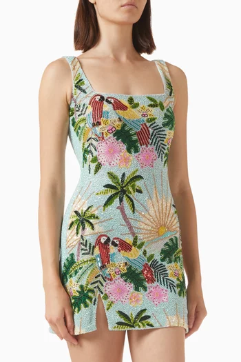 Pandora Beaded Mini Dress
