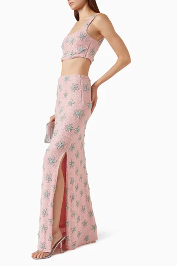 Mia's Marina Top & Skirt Set