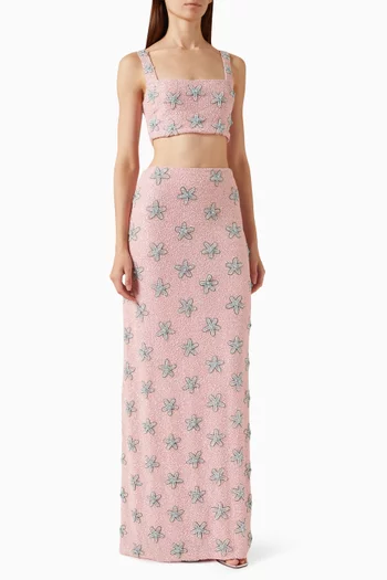 Mia's Marina Top & Skirt Set