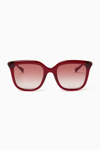 Square Sunglasses in Acetate