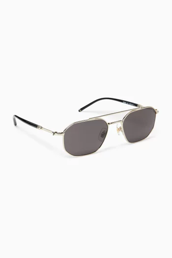 Aviator Sunglasses in Metal