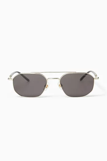 Aviator Sunglasses in Metal
