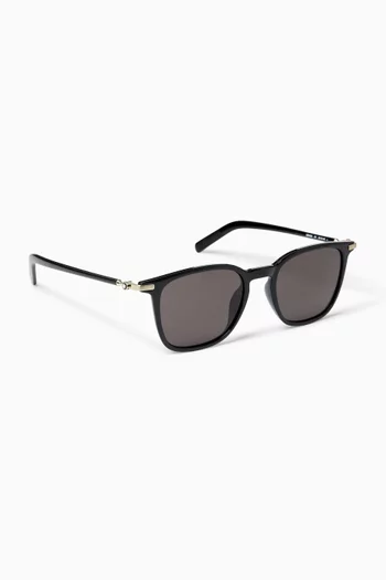 Rectangular Sunglasses in Acetate