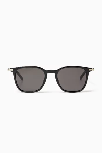 Rectangular Sunglasses in Acetate