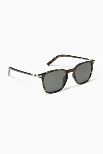Rectangular Sunglasses in Acetate
