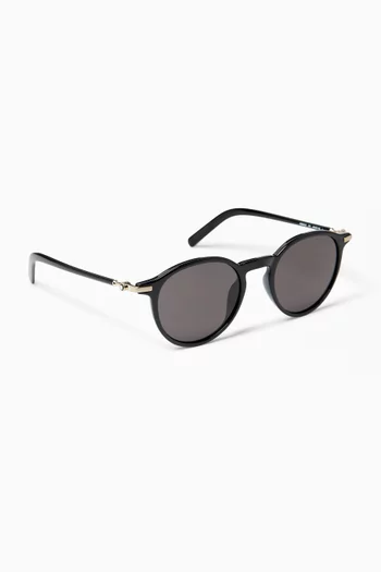 Round Sunglasses in Acetate
