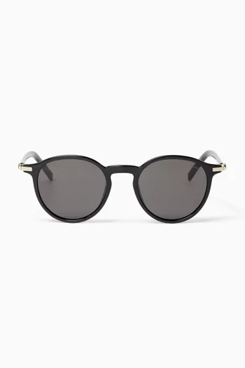 Round Sunglasses in Acetate