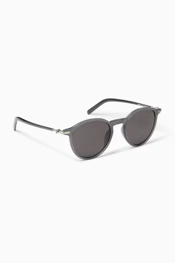 Round Sunglasses in Acetate