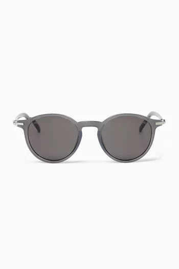 Round Sunglasses in Acetate