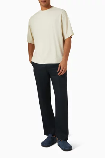 Regular Fit Pants in Linen