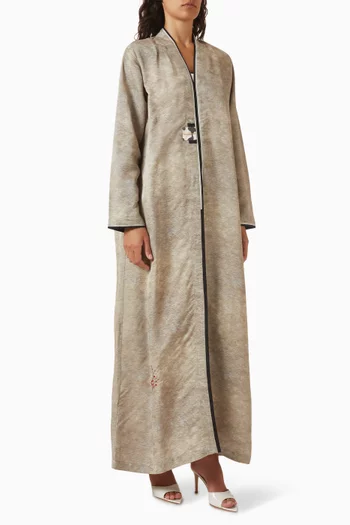 Printed Abaya in Cupro