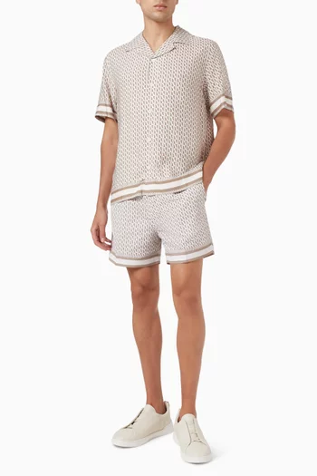Galliano Border Swim Shorts