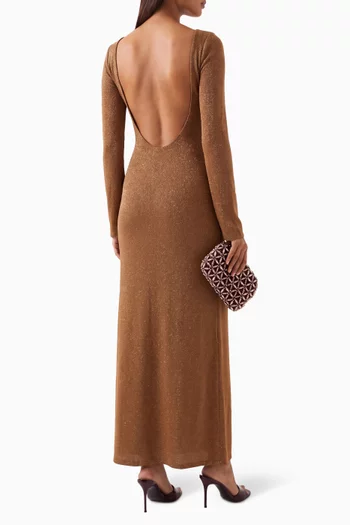 Musa Open-back Dress in Jersey