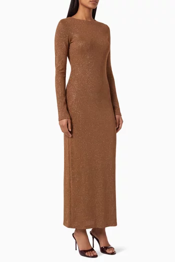 Musa Open-back Dress in Jersey