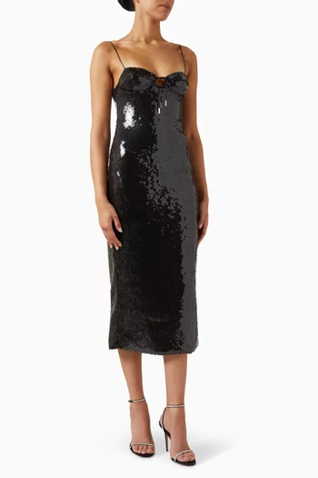 Che Paillette Midi Dress