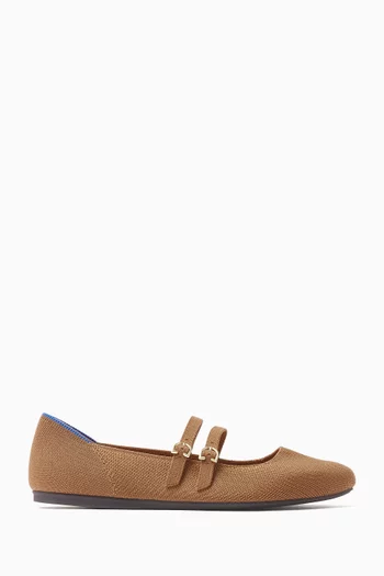 The Double Buckle Mary Jane Flats