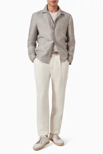Diagonal Jacket in Twill