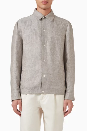 Diagonal Jacket in Twill