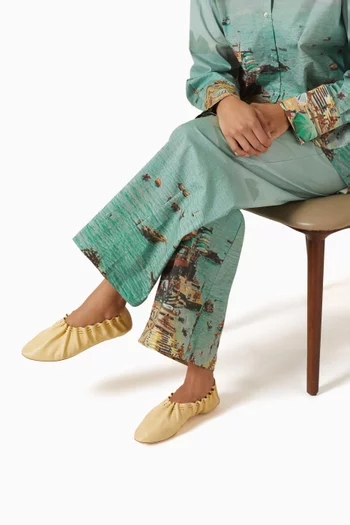 Rue Ballerina Flats in Leather