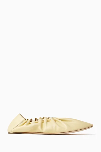 Rue Ballerina Flats in Leather