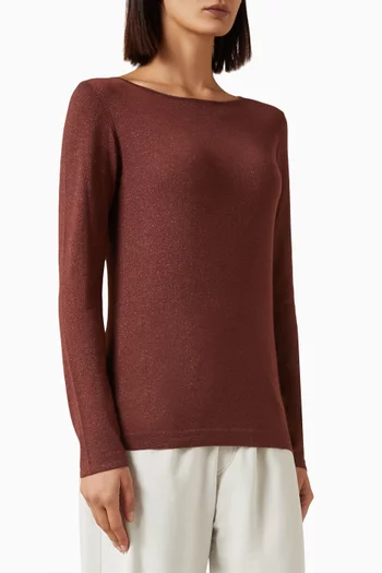 Sparkling Sweater in Cashmere-silk