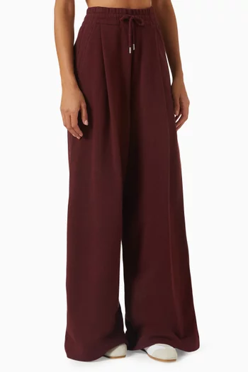 Wide-leg Pants in Cotton Jersey