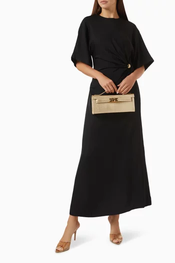 Zilla Brooch Maxi Dress
