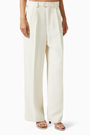 Bella Tailored Pants in Crepe
