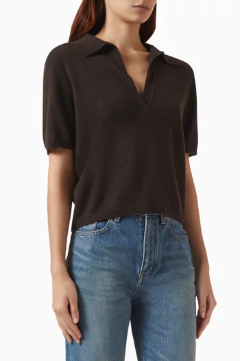 Nessa Polo T-shirt in Cashmere