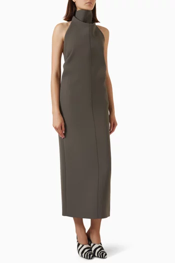 Roxanne Maxi Dress in Crepe