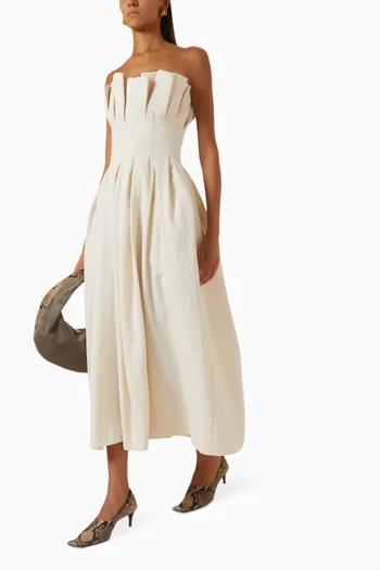 Claude Dress in Linen-blend